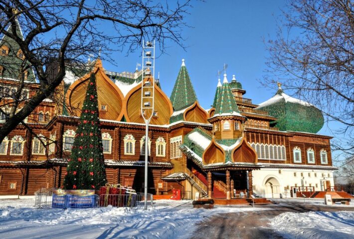 Огни Рождественской Москвы
