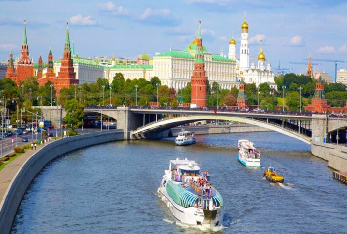 Огни Рождественской Москвы